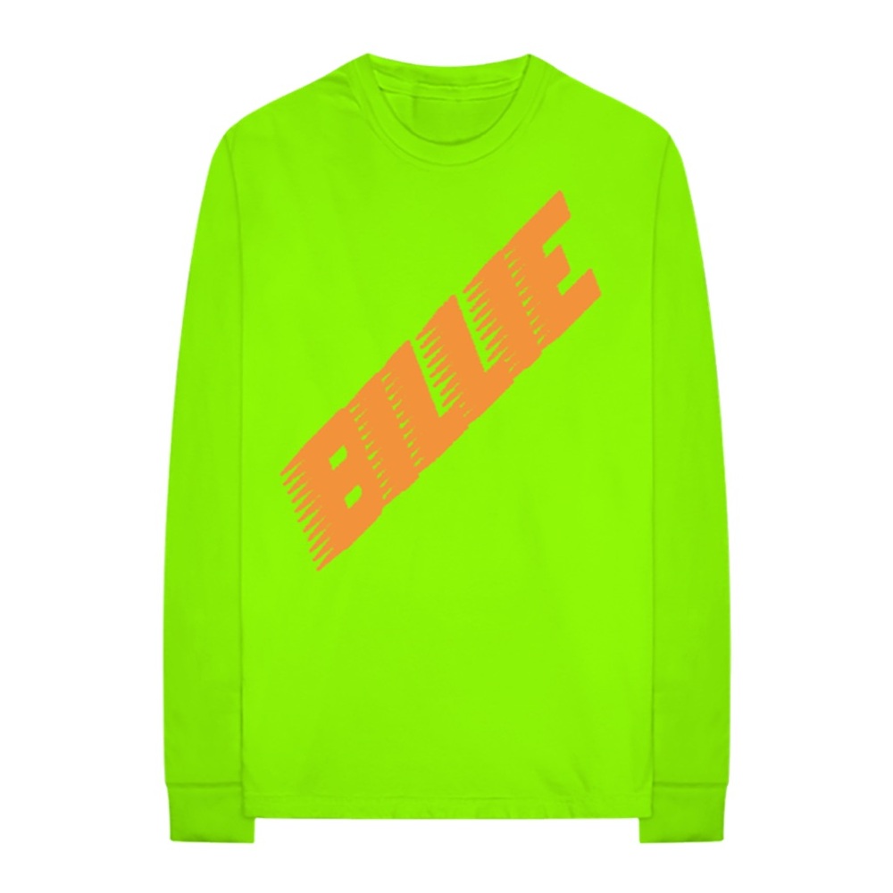 Billie Eilish Racer Neon Green Long Sleeve